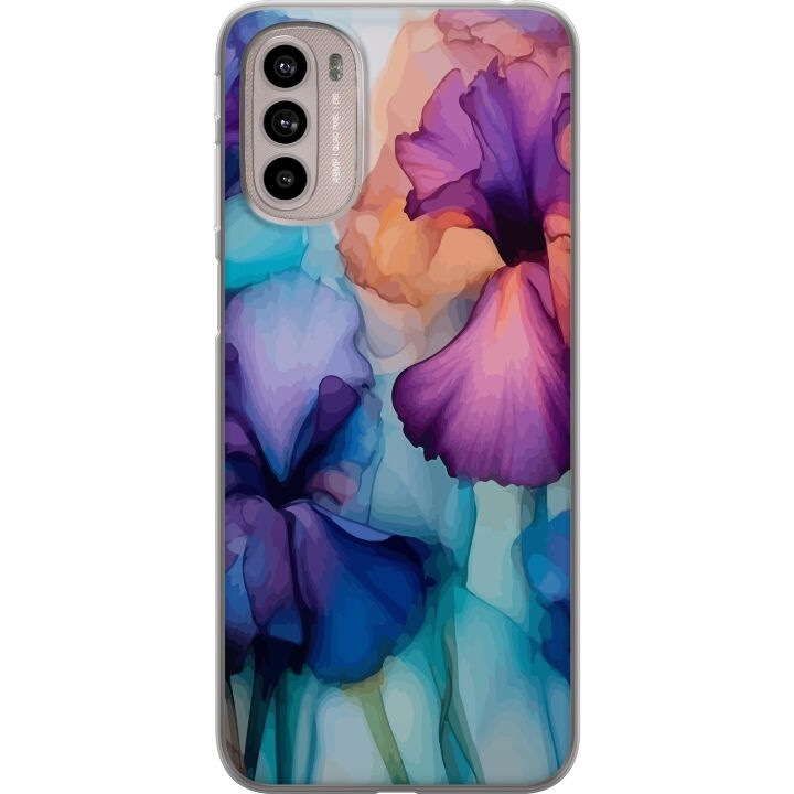 Mobile case for Motorola Moto G41 with Magical flowers design in the group SMARTPHONE & TABLETS / Phone cases / Motorola at TP E-commerce Nordic AB (A54992)