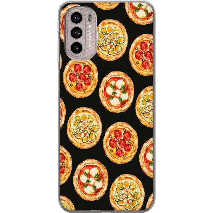 Mobile case for Motorola Moto G41 with Pizza design in the group SMARTPHONE & TABLETS / Phone cases / Motorola at TP E-commerce Nordic AB (A55002)