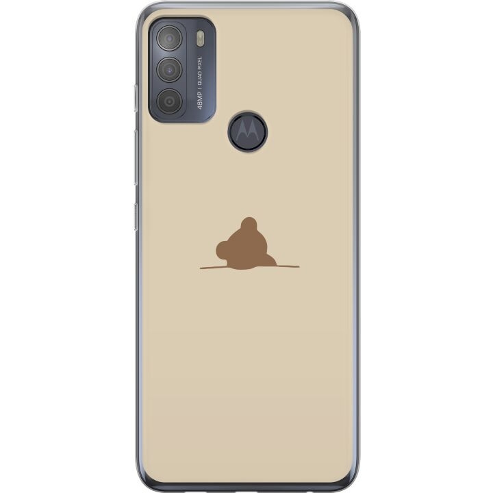 Mobile case for Motorola Moto G50 with Nalle design in the group SMARTPHONE & TABLETS / Phone cases / Motorola at TP E-commerce Nordic AB (A55063)