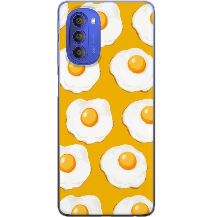 Mobile case for Motorola Moto G51 5G with Fried egg design in the group SMARTPHONE & TABLETS / Phone cases / Motorola at TP E-commerce Nordic AB (A55072)