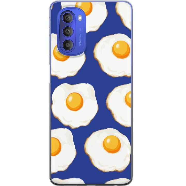 Mobile case for Motorola Moto G51 5G with Fried eggs design in the group SMARTPHONE & TABLETS / Phone cases / Motorola at TP E-commerce Nordic AB (A55076)