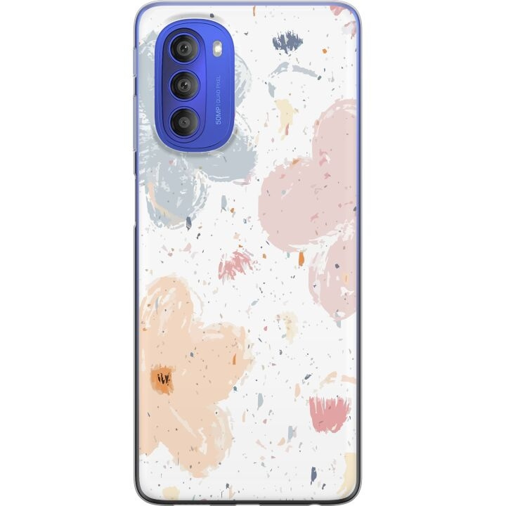 Mobile case for Motorola Moto G51 5G with Flowers design in the group SMARTPHONE & TABLETS / Phone cases / Motorola at TP E-commerce Nordic AB (A55082)