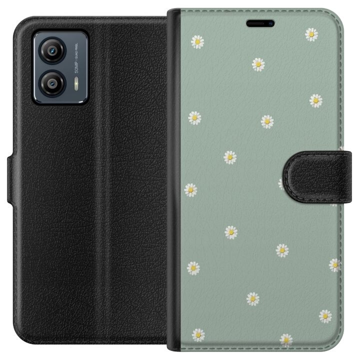 Wallet case for Motorola Moto G53 with Priest\'s collars design in the group SMARTPHONE & TABLETS / Phone cases / Motorola at TP E-commerce Nordic AB (A55101)