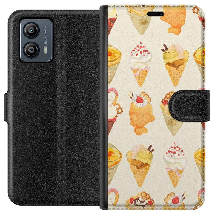 Wallet case for Motorola Moto G53 with Glassy design in the group SMARTPHONE & TABLETS / Phone cases / Motorola at TP E-commerce Nordic AB (A55108)