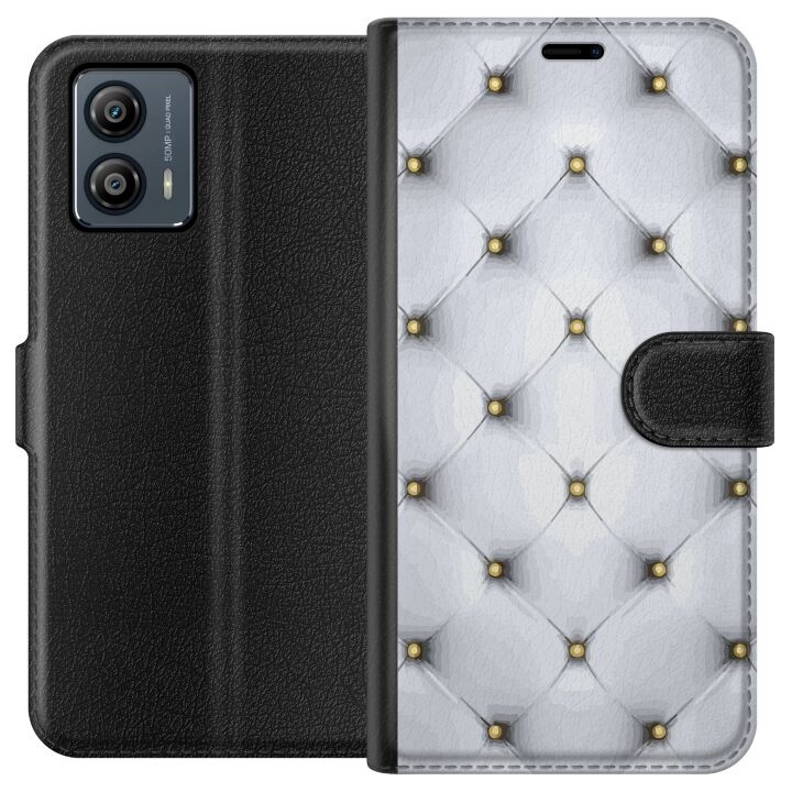 Wallet case for Motorola Moto G53 with Luxurious design in the group SMARTPHONE & TABLETS / Phone cases / Motorola at TP E-commerce Nordic AB (A55111)