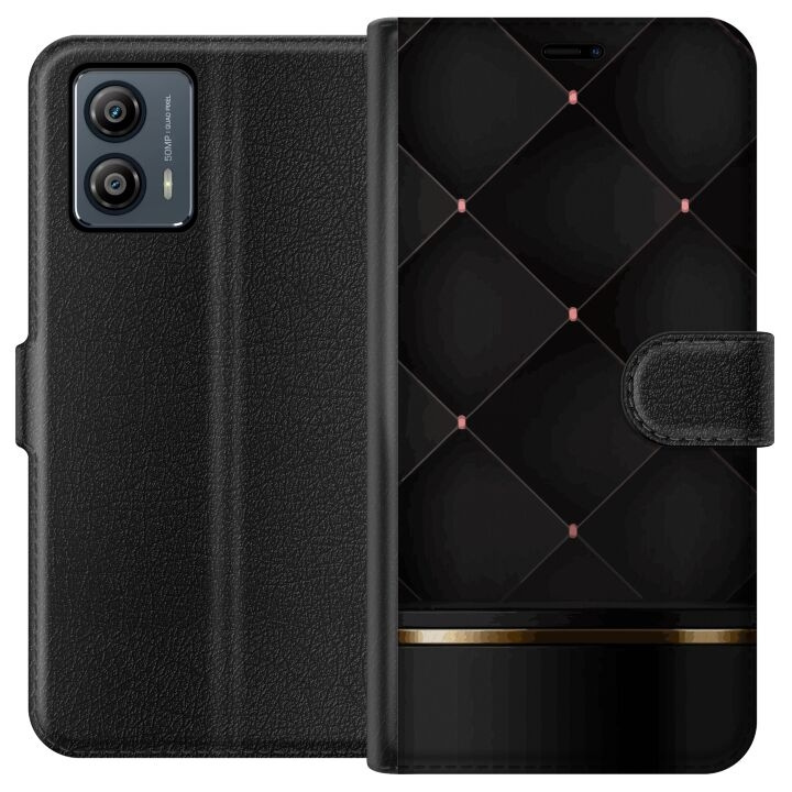 Wallet case for Motorola Moto G53 with Luxury line design in the group SMARTPHONE & TABLETS / Phone cases / Motorola at TP E-commerce Nordic AB (A55112)