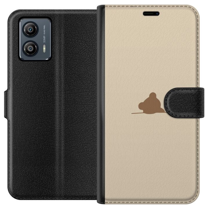 Wallet case for Motorola Moto G53 with Nalle design in the group SMARTPHONE & TABLETS / Phone cases / Motorola at TP E-commerce Nordic AB (A55117)