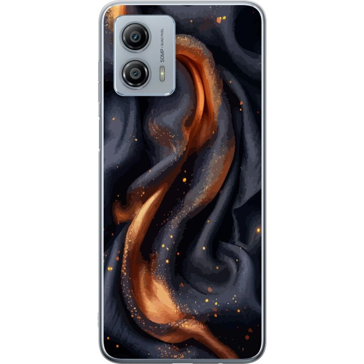 Mobile case for Motorola Moto G53 with Fiery silk design in the group SMARTPHONE & TABLETS / Phone cases / Motorola at TP E-commerce Nordic AB (A55125)