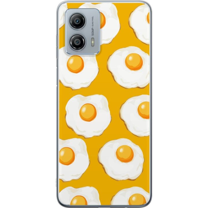 Mobile case for Motorola Moto G53 with Fried egg design in the group SMARTPHONE & TABLETS / Phone cases / Motorola at TP E-commerce Nordic AB (A55126)