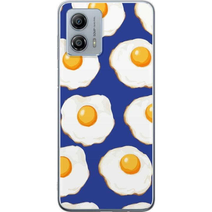 Mobile case for Motorola Moto G53 with Fried eggs design in the group SMARTPHONE & TABLETS / Phone cases / Motorola at TP E-commerce Nordic AB (A55130)