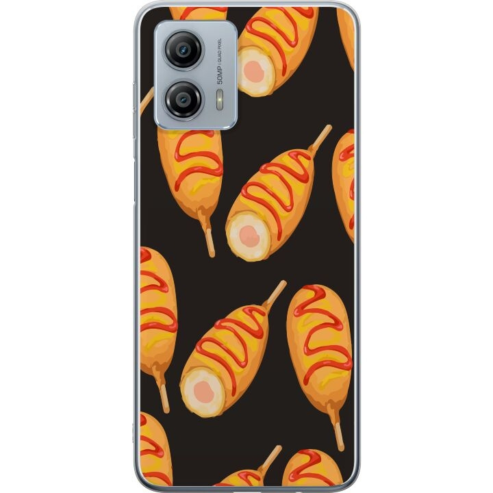 Mobile case for Motorola Moto G53 with Chicken drumstick design in the group SMARTPHONE & TABLETS / Phone cases / Motorola at TP E-commerce Nordic AB (A55133)