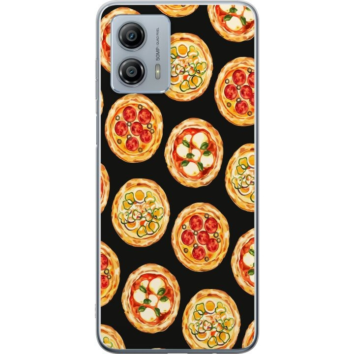 Mobile case for Motorola Moto G53 with Pizza design in the group SMARTPHONE & TABLETS / Phone cases / Motorola at TP E-commerce Nordic AB (A55137)