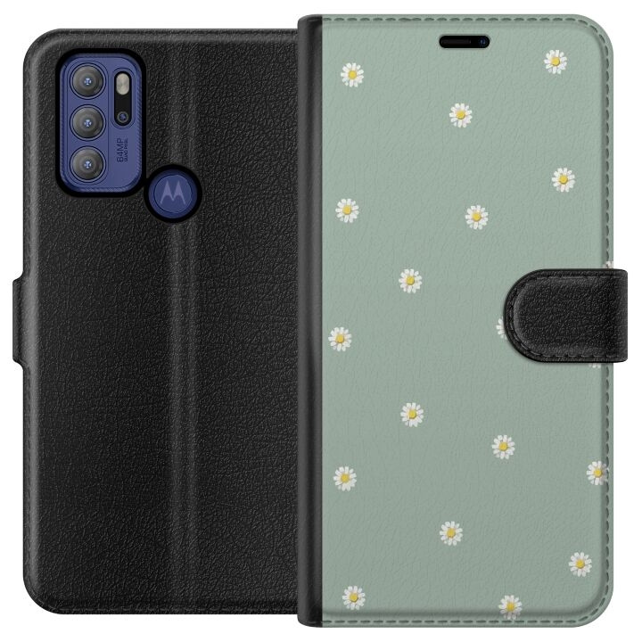 Wallet case for Motorola Moto G60S with Priest\'s collars design in the group SMARTPHONE & TABLETS / Phone cases / Motorola at TP E-commerce Nordic AB (A55182)