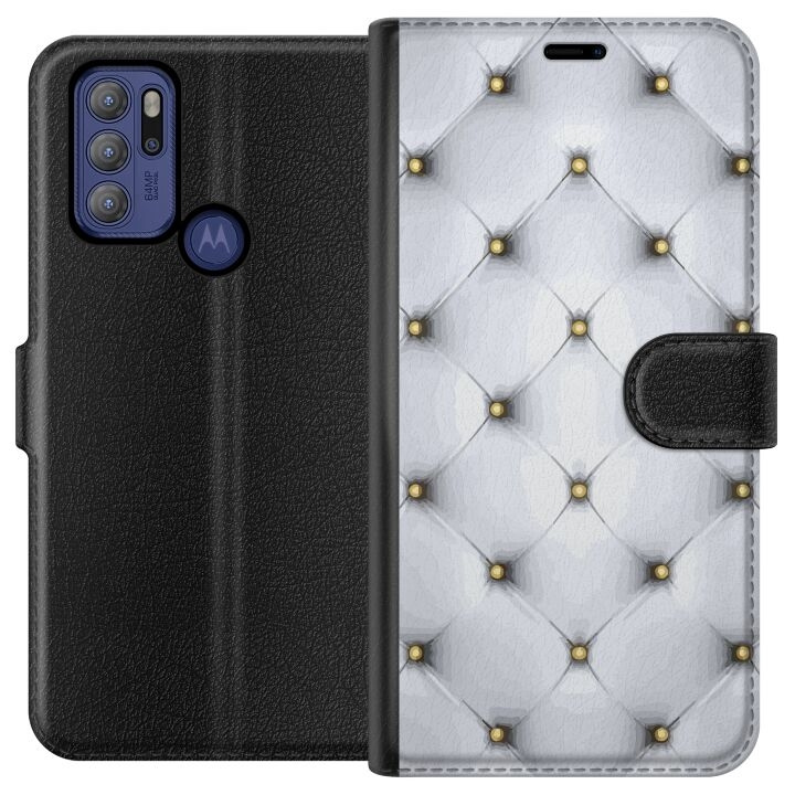 Wallet case for Motorola Moto G60S with Luxurious design in the group SMARTPHONE & TABLETS / Phone cases / Motorola at TP E-commerce Nordic AB (A55192)