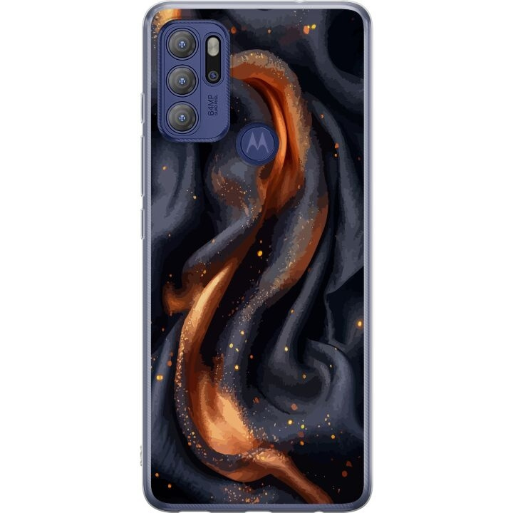 Mobile case for Motorola Moto G60S with Fiery silk design in the group SMARTPHONE & TABLETS / Phone cases / Motorola at TP E-commerce Nordic AB (A55206)