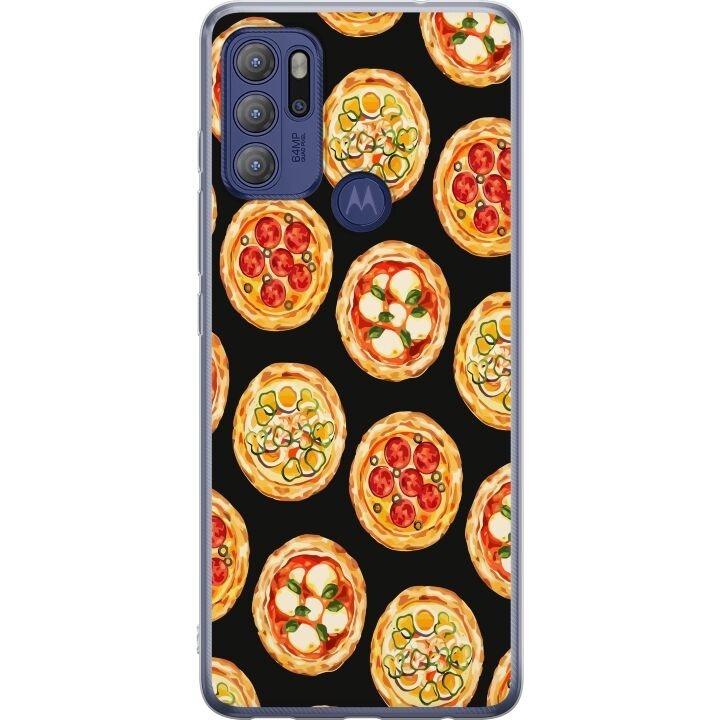 Mobile case for Motorola Moto G60S with Pizza design in the group SMARTPHONE & TABLETS / Phone cases / Motorola at TP E-commerce Nordic AB (A55218)