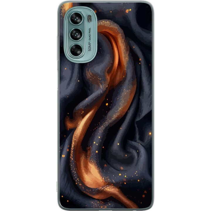 Mobile case for Motorola Moto G62 5G with Fiery silk design in the group SMARTPHONE & TABLETS / Phone cases / Motorola at TP E-commerce Nordic AB (A55233)