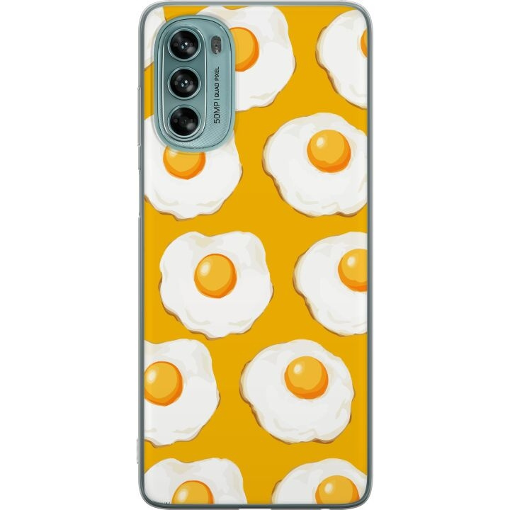 Mobile case for Motorola Moto G62 5G with Fried egg design in the group SMARTPHONE & TABLETS / Phone cases / Motorola at TP E-commerce Nordic AB (A55234)