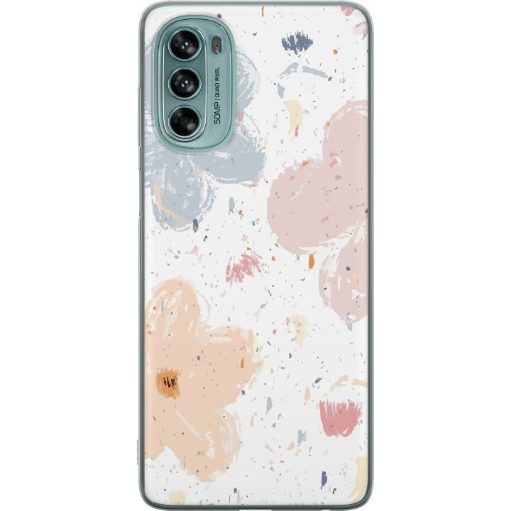 Mobile case for Motorola Moto G62 5G with Flowers design in the group SMARTPHONE & TABLETS / Phone cases / Motorola at TP E-commerce Nordic AB (A55244)