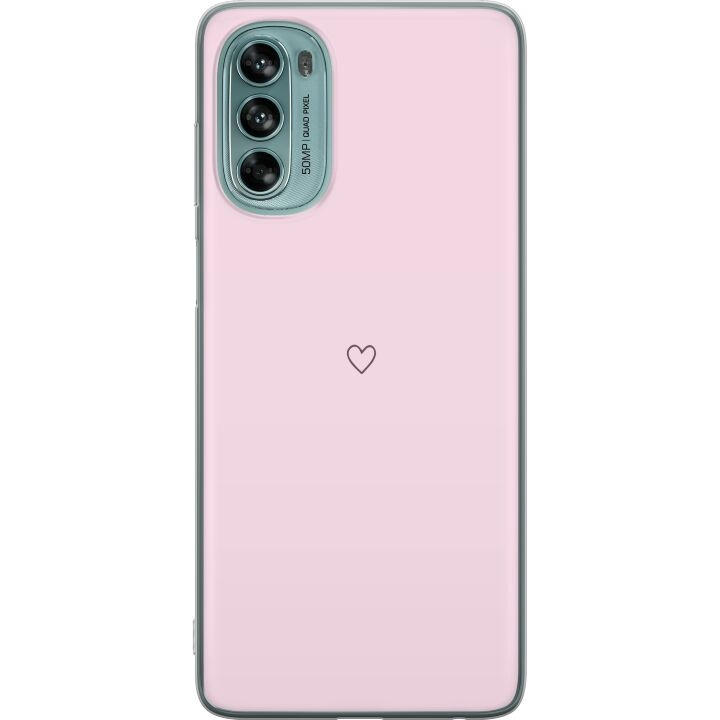 Mobile case for Motorola Moto G62 5G with Heart design in the group SMARTPHONE & TABLETS / Phone cases / Motorola at TP E-commerce Nordic AB (A55251)