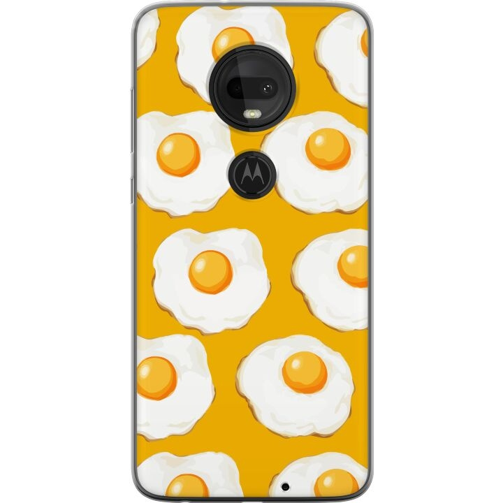 Mobile case for Motorola Moto G7 with Fried egg design in the group SMARTPHONE & TABLETS / Phone cases / Motorola at TP E-commerce Nordic AB (A55261)