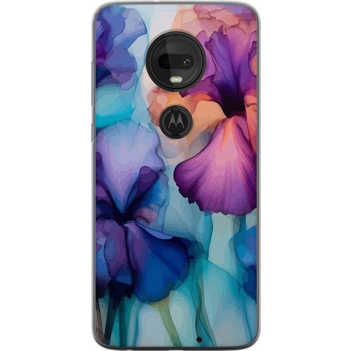 Mobile case for Motorola Moto G7 with Magical flowers design in the group SMARTPHONE & TABLETS / Phone cases / Motorola at TP E-commerce Nordic AB (A55262)