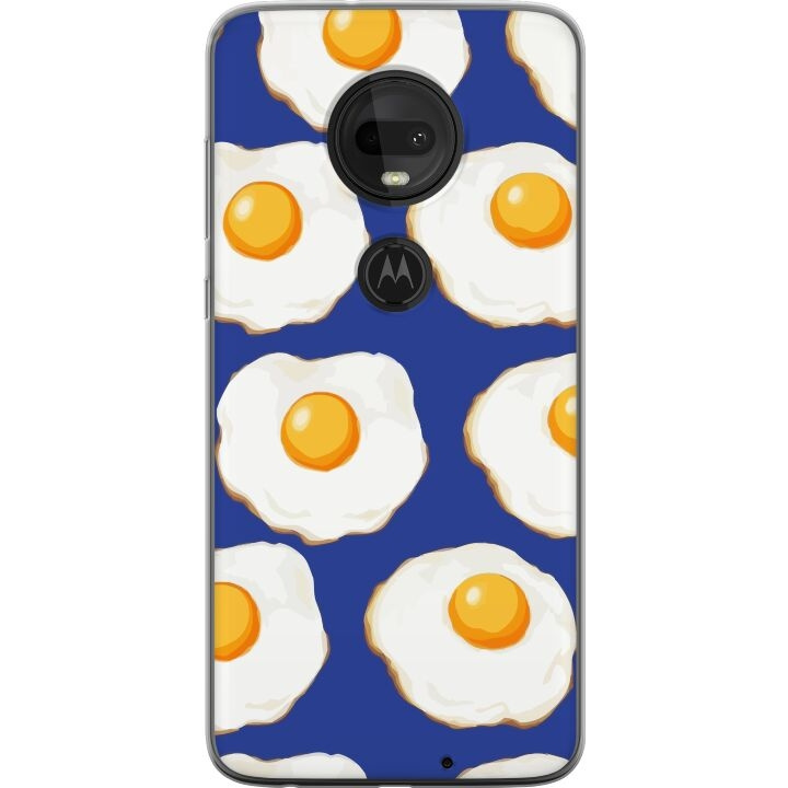 Mobile case for Motorola Moto G7 with Fried eggs design in the group SMARTPHONE & TABLETS / Phone cases / Motorola at TP E-commerce Nordic AB (A55265)