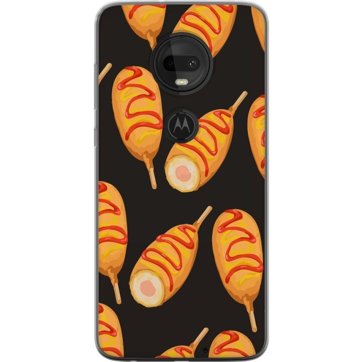 Mobile case for Motorola Moto G7 with Chicken drumstick design in the group SMARTPHONE & TABLETS / Phone cases / Motorola at TP E-commerce Nordic AB (A55268)