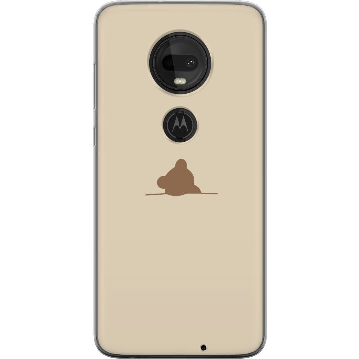 Mobile case for Motorola Moto G7 with Nalle design in the group SMARTPHONE & TABLETS / Phone cases / Motorola at TP E-commerce Nordic AB (A55279)