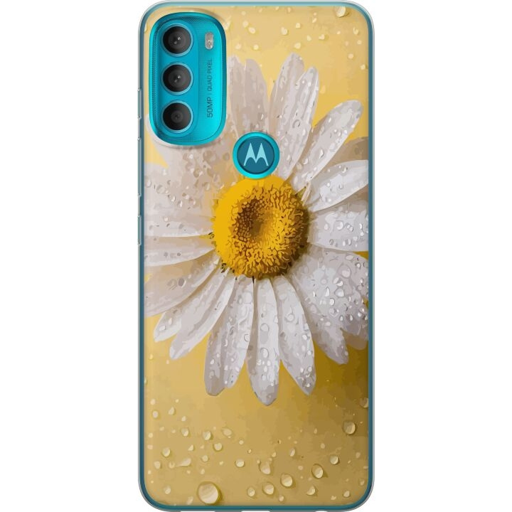 Mobile case for Motorola Moto G71 5G with Porslinsblomma design in the group SMARTPHONE & TABLETS / Phone cases / Motorola at TP E-commerce Nordic AB (A55286)