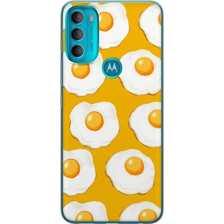 Mobile case for Motorola Moto G71 5G with Fried egg design in the group SMARTPHONE & TABLETS / Phone cases / Motorola at TP E-commerce Nordic AB (A55288)