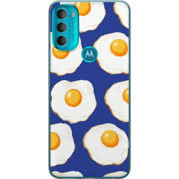 Mobile case for Motorola Moto G71 5G with Fried eggs design in the group SMARTPHONE & TABLETS / Phone cases / Motorola at TP E-commerce Nordic AB (A55292)