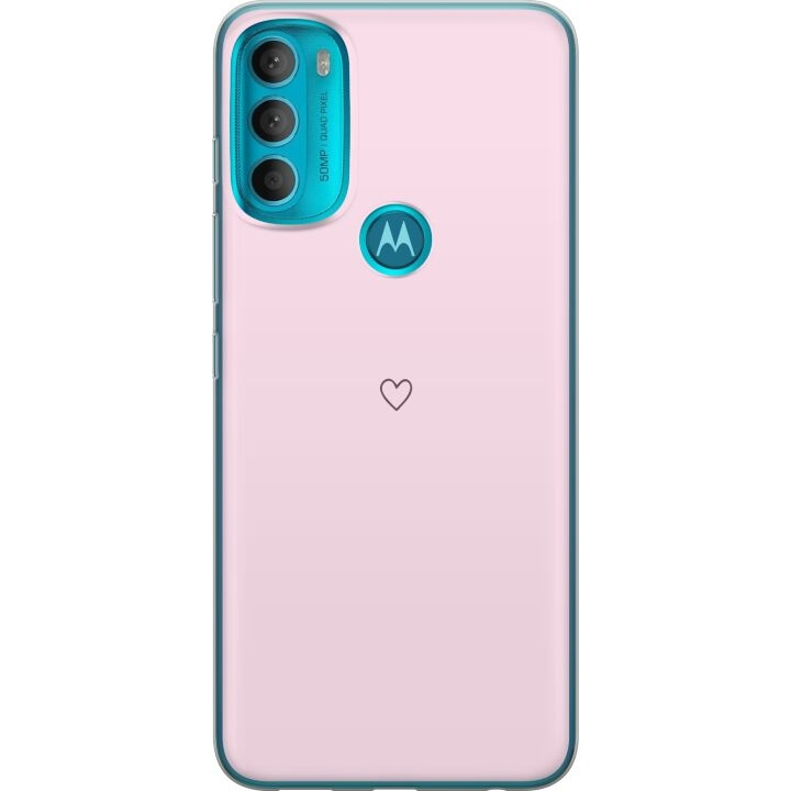 Mobile case for Motorola Moto G71 5G with Heart design in the group SMARTPHONE & TABLETS / Phone cases / Motorola at TP E-commerce Nordic AB (A55305)