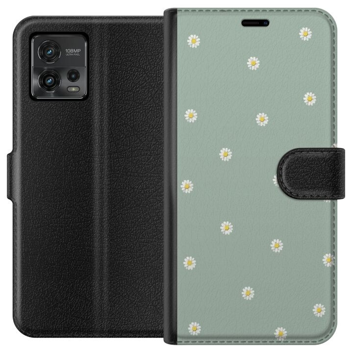 Wallet case for Motorola Moto G72 with Priest\'s collars design in the group SMARTPHONE & TABLETS / Phone cases / Motorola at TP E-commerce Nordic AB (A55317)