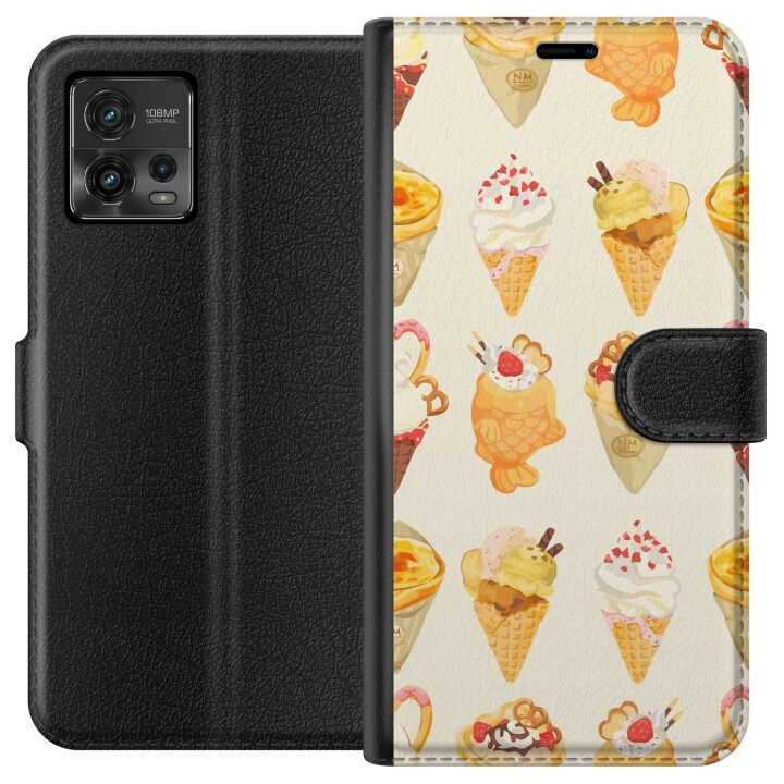 Wallet case for Motorola Moto G72 with Glassy design in the group SMARTPHONE & TABLETS / Phone cases / Motorola at TP E-commerce Nordic AB (A55324)