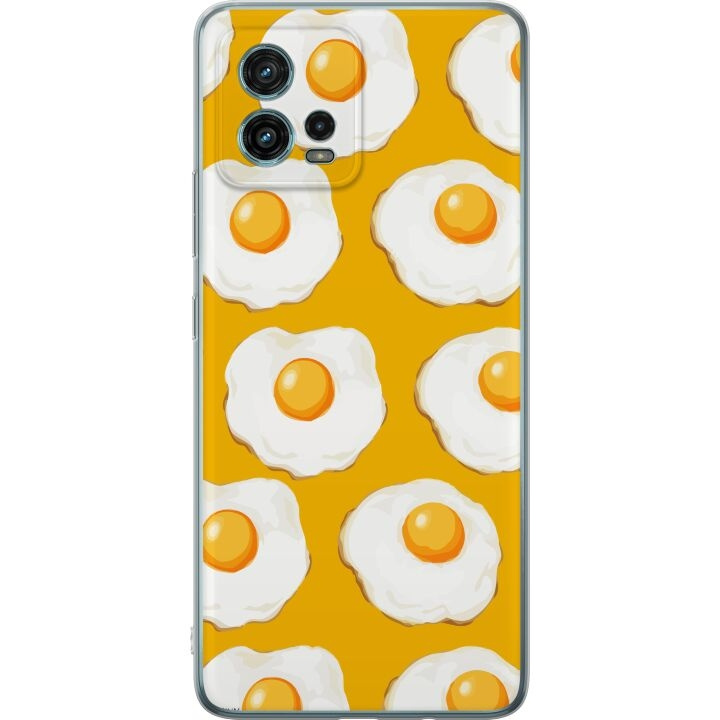 Mobile case for Motorola Moto G72 with Fried egg design in the group SMARTPHONE & TABLETS / Phone cases / Motorola at TP E-commerce Nordic AB (A55342)