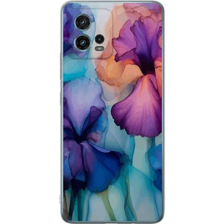 Mobile case for Motorola Moto G72 with Magical flowers design in the group SMARTPHONE & TABLETS / Phone cases / Motorola at TP E-commerce Nordic AB (A55343)