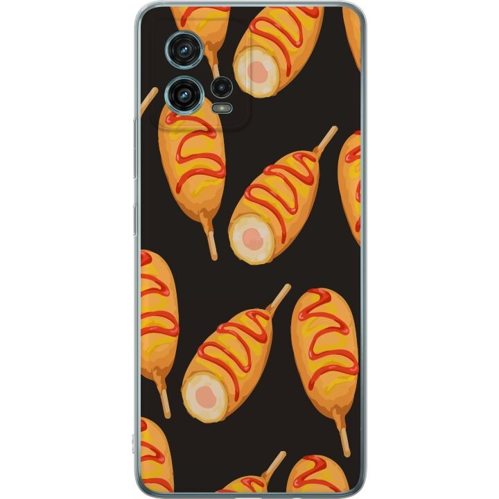 Mobile case for Motorola Moto G72 with Chicken drumstick design in the group SMARTPHONE & TABLETS / Phone cases / Motorola at TP E-commerce Nordic AB (A55349)