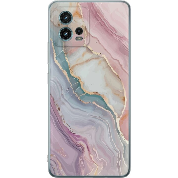 Mobile case for Motorola Moto G72 with Marble design in the group SMARTPHONE & TABLETS / Phone cases / Motorola at TP E-commerce Nordic AB (A55362)