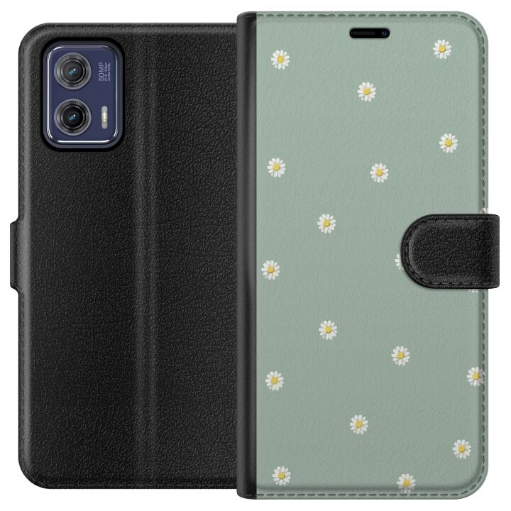 Wallet case for Motorola Moto G73 with Priest\'s collars design in the group SMARTPHONE & TABLETS / Phone cases / Motorola at TP E-commerce Nordic AB (A55371)