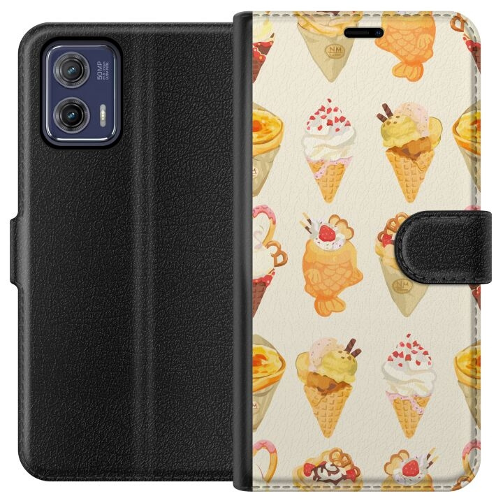 Wallet case for Motorola Moto G73 with Glassy design in the group SMARTPHONE & TABLETS / Phone cases / Motorola at TP E-commerce Nordic AB (A55378)