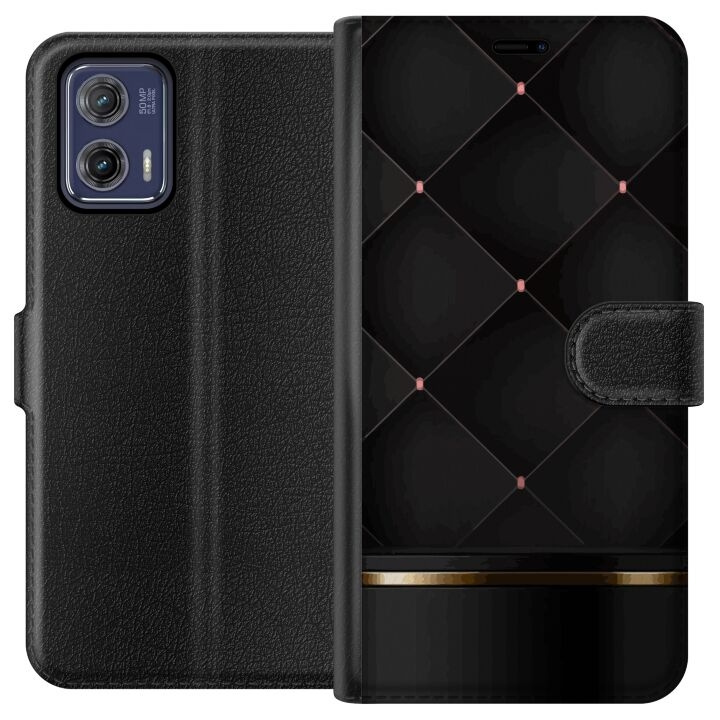 Wallet case for Motorola Moto G73 with Luxury line design in the group SMARTPHONE & TABLETS / Phone cases / Motorola at TP E-commerce Nordic AB (A55382)