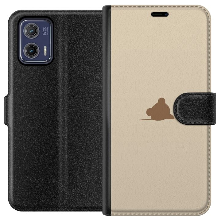 Wallet case for Motorola Moto G73 with Nalle design in the group SMARTPHONE & TABLETS / Phone cases / Motorola at TP E-commerce Nordic AB (A55387)