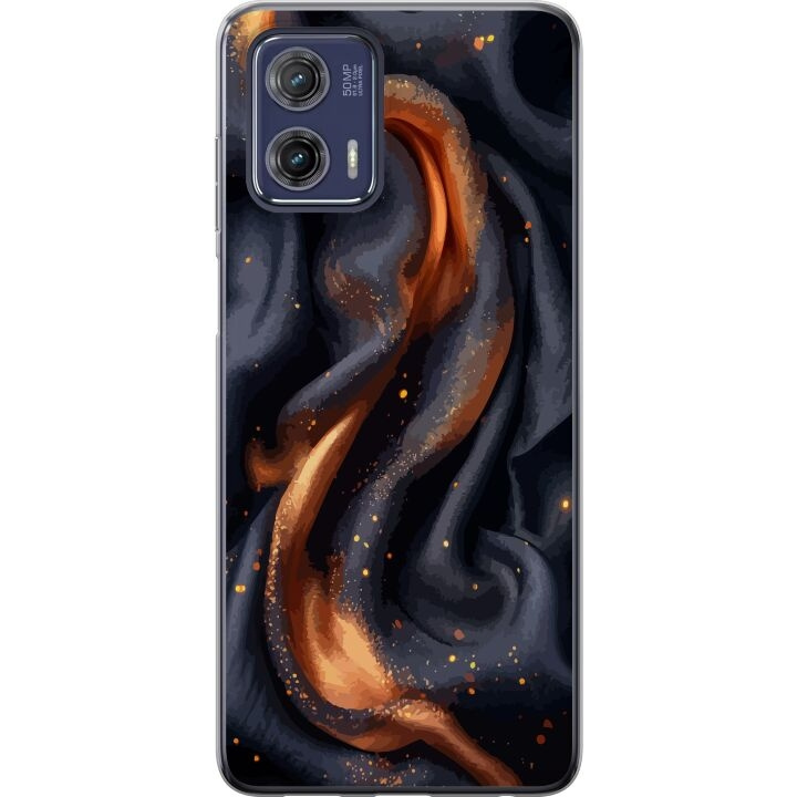 Mobile case for Motorola Moto G73 with Fiery silk design in the group SMARTPHONE & TABLETS / Phone cases / Motorola at TP E-commerce Nordic AB (A55395)