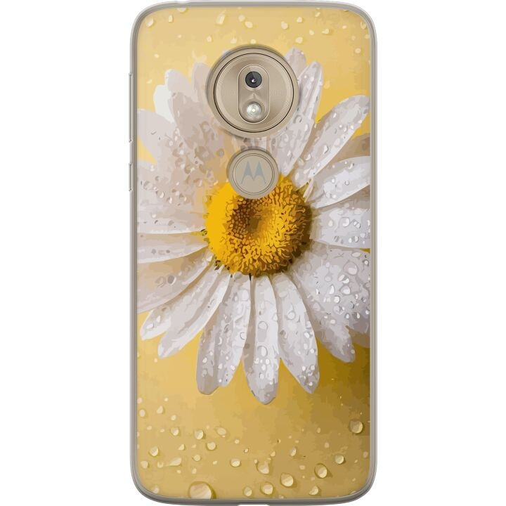 Mobile case for Motorola Moto G7 Play with Porslinsblomma design in the group SMARTPHONE & TABLETS / Phone cases / Motorola at TP E-commerce Nordic AB (A55448)