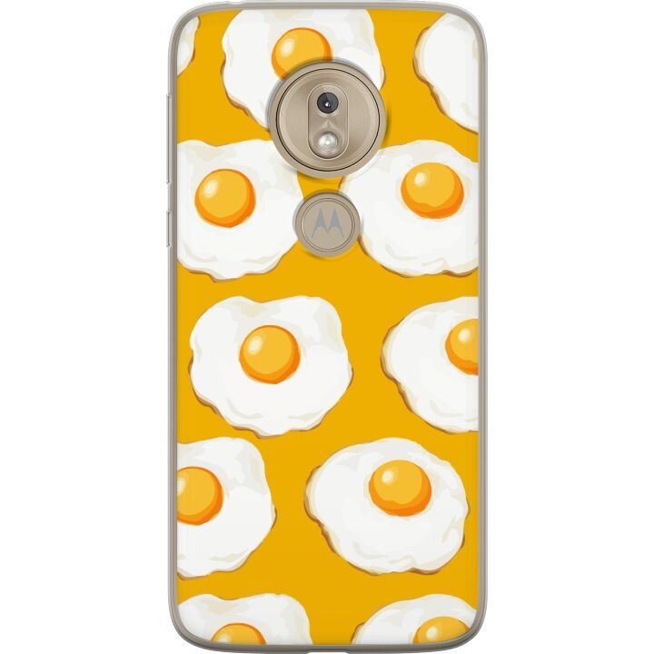 Mobile case for Motorola Moto G7 Play with Fried egg design in the group SMARTPHONE & TABLETS / Phone cases / Motorola at TP E-commerce Nordic AB (A55450)