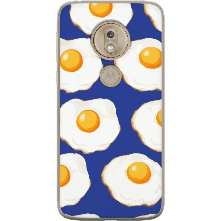 Mobile case for Motorola Moto G7 Play with Fried eggs design in the group SMARTPHONE & TABLETS / Phone cases / Motorola at TP E-commerce Nordic AB (A55454)