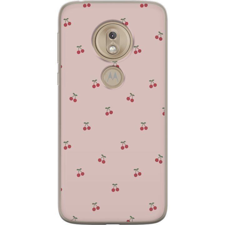 Mobile case for Motorola Moto G7 Play with Cherry design in the group SMARTPHONE & TABLETS / Phone cases / Motorola at TP E-commerce Nordic AB (A55455)