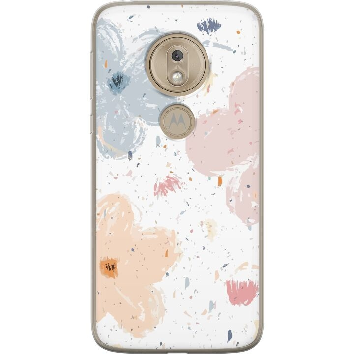 Mobile case for Motorola Moto G7 Play with Flowers design in the group SMARTPHONE & TABLETS / Phone cases / Motorola at TP E-commerce Nordic AB (A55460)