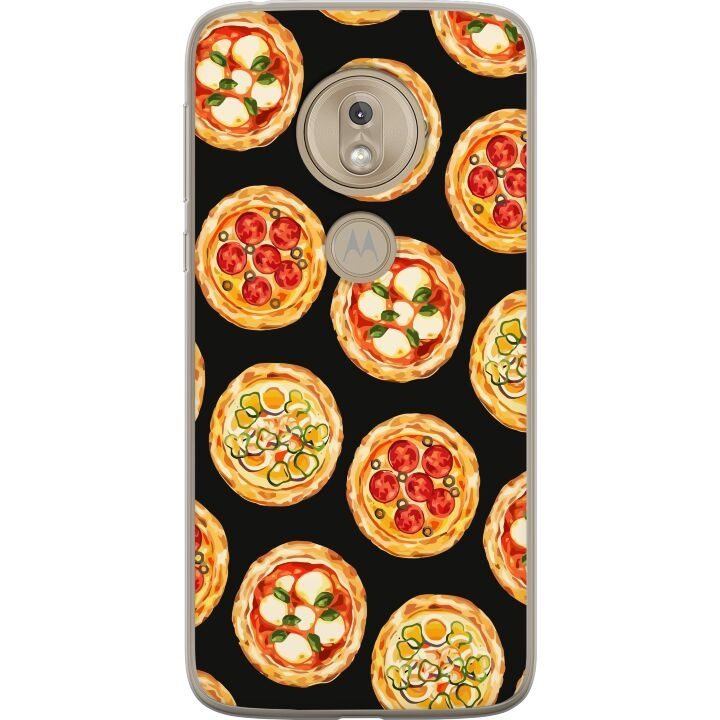 Mobile case for Motorola Moto G7 Play with Pizza design in the group SMARTPHONE & TABLETS / Phone cases / Motorola at TP E-commerce Nordic AB (A55461)